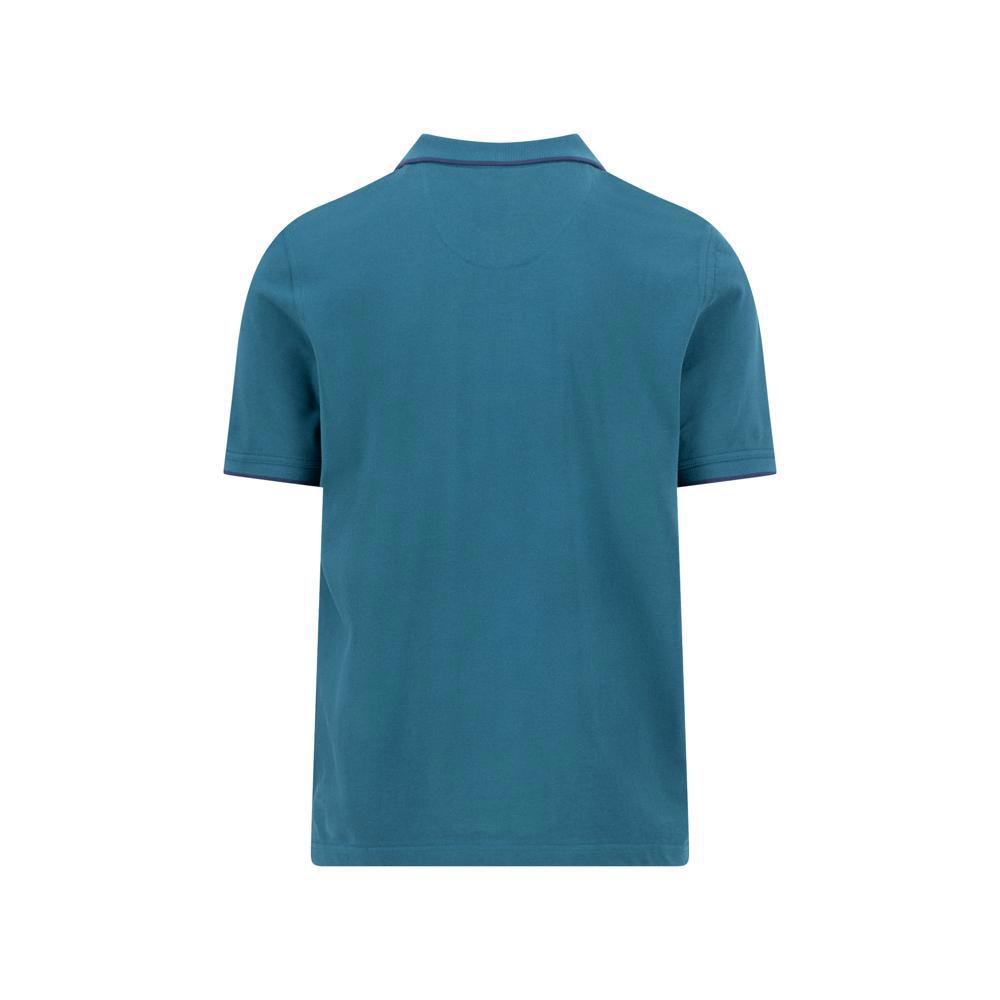 Fynch-Hatton Solid Pique Polo with Tipping